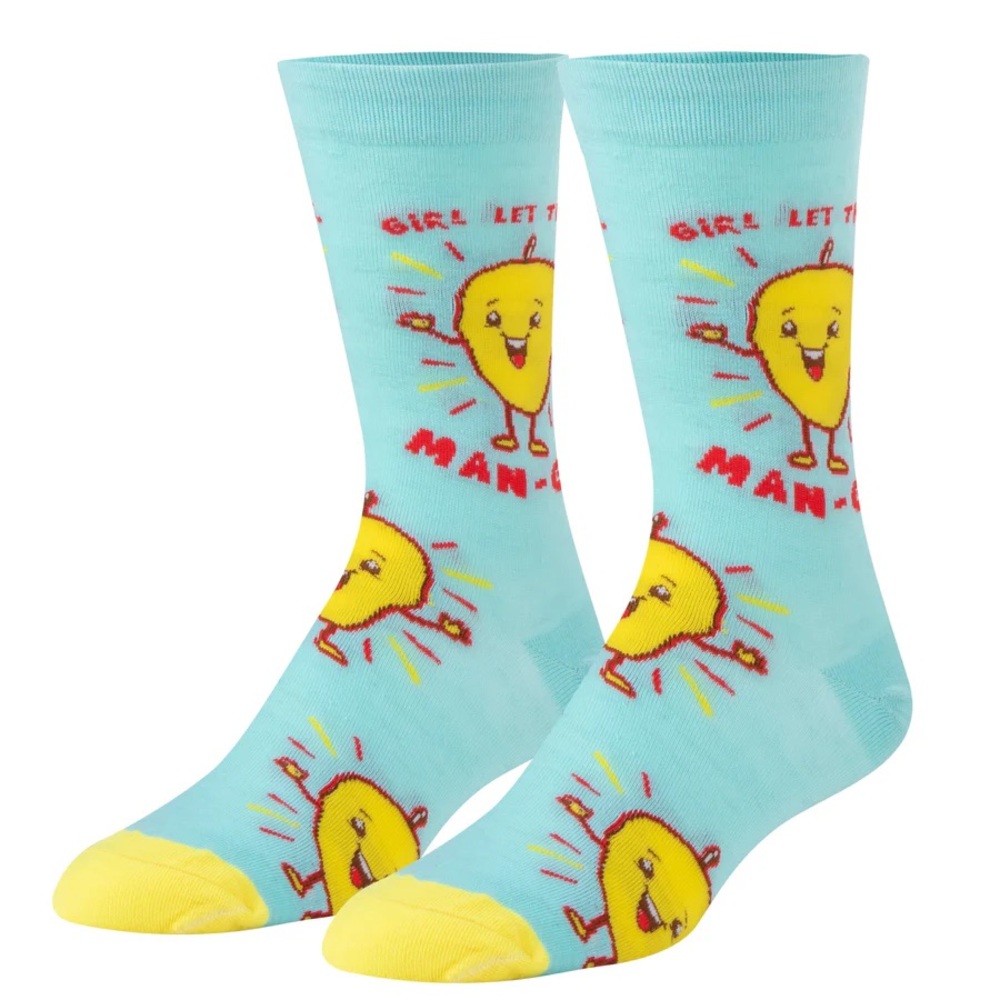 “LET THAT MAN-GO” Novelty Crew Socks - Picture 4 of 7